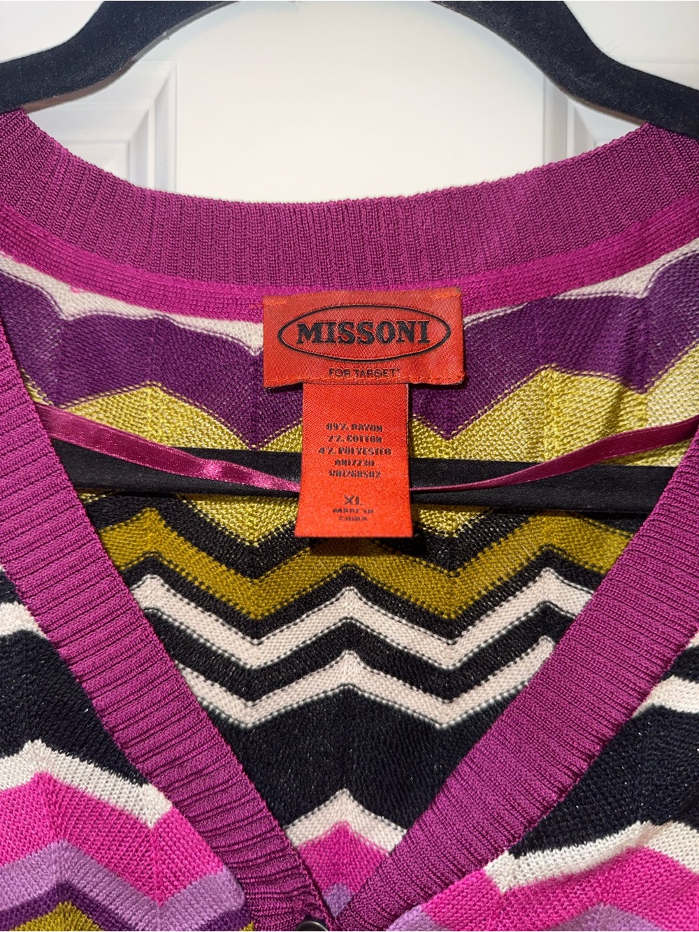 Missoni for Target Purple Chevron V-Neck Sweater & Cardigan Set - Picture 5 of 6